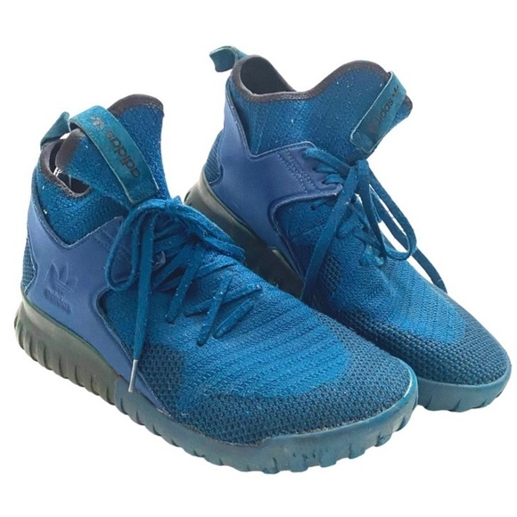 adidas Other - adidas S80131 Tubular X Primeknit Mens 11 Tech Steel Navy blue High Top Sneakers